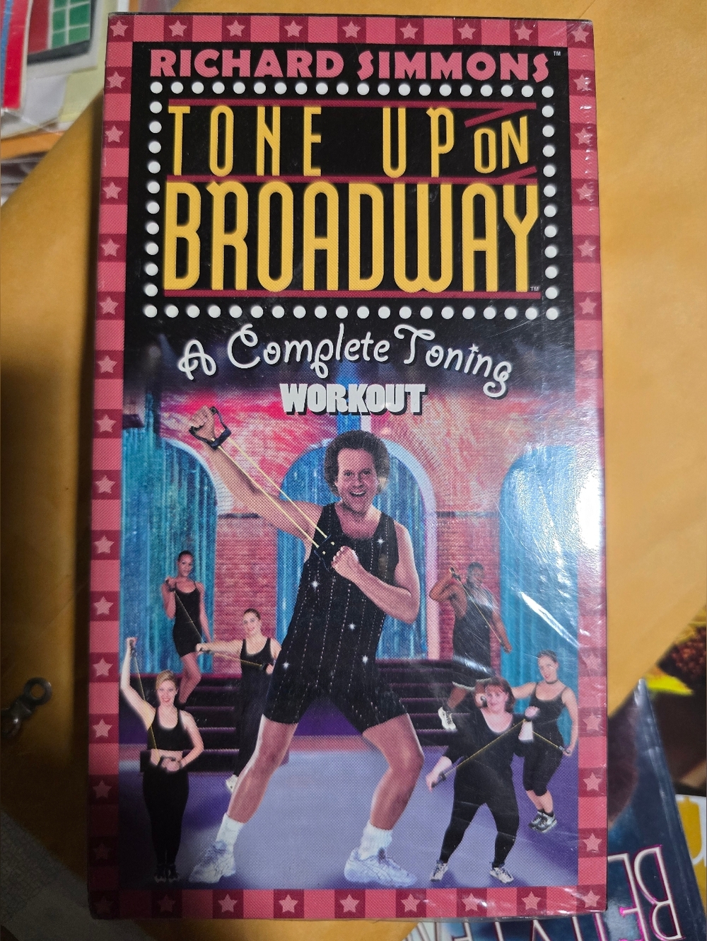 Richard Simmons Tone Up On Broadway Complete Toning workout Exercise VHS Sealed